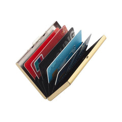 Honseng Metal Credit Card Holder RFID Blocking Protector Business Card Case