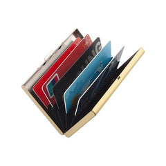 Honseng Metal Credit Card Holder RFID Blocking Protector Business Card Case