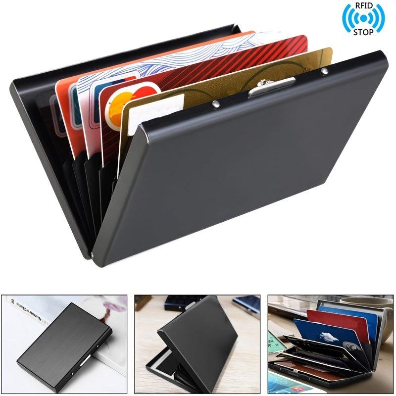Honseng Metal Credit Card Holder RFID Blocking Protector Business Card Case