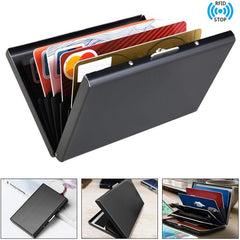 Honseng Metal Credit Card Holder RFID Blocking Protector Business Card Case