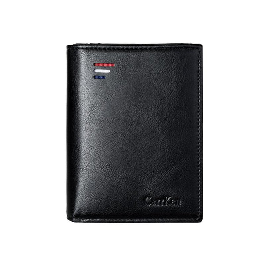 Men's PU Leather Business Wallet Credit Card Bag