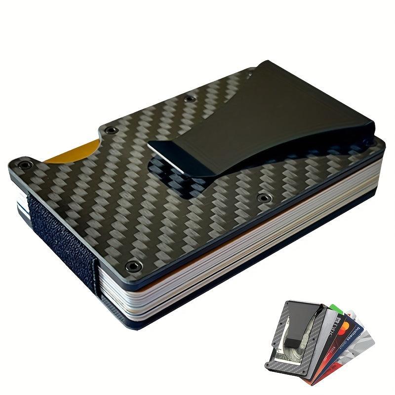 RFID Blocking Card Holder Wallet for Men Slim Wallet with Money Clip