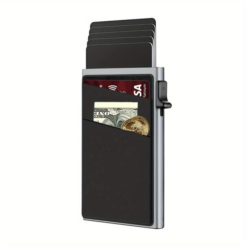RFID Blocking Card Holder Automatic Pop up Money Clip