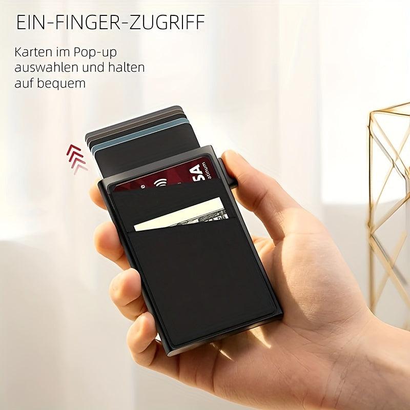 RFID Blocking Card Holder Automatic Pop up Money Clip