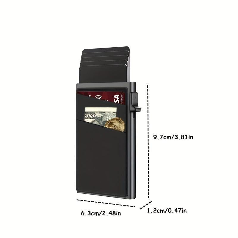 RFID Blocking Card Holder Automatic Pop up Money Clip