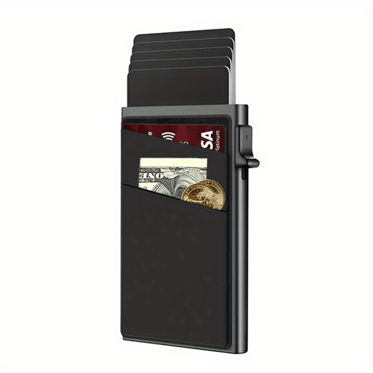 RFID Blocking Card Holder Automatic Pop up Money Clip