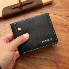 Men's Wallet Short Large Capacity Coin Card ID Bag
