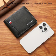 Men's Wallet Short Large Capacity Coin Card ID Bag