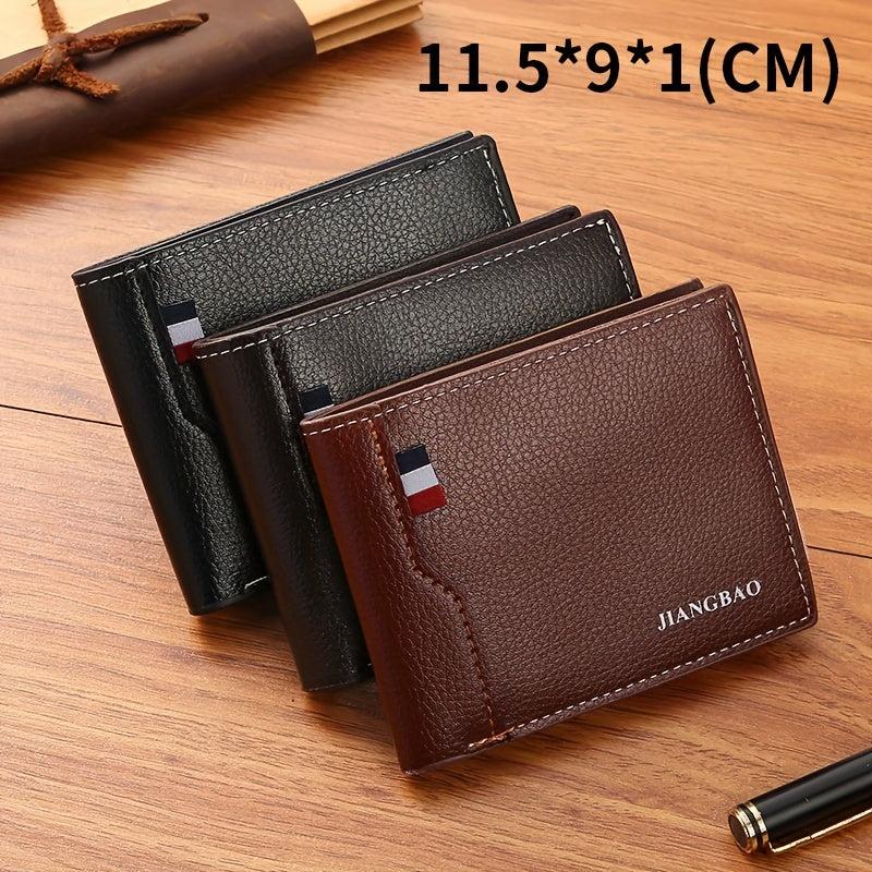 Men's Wallet Short Large Capacity Coin Card ID Bag
