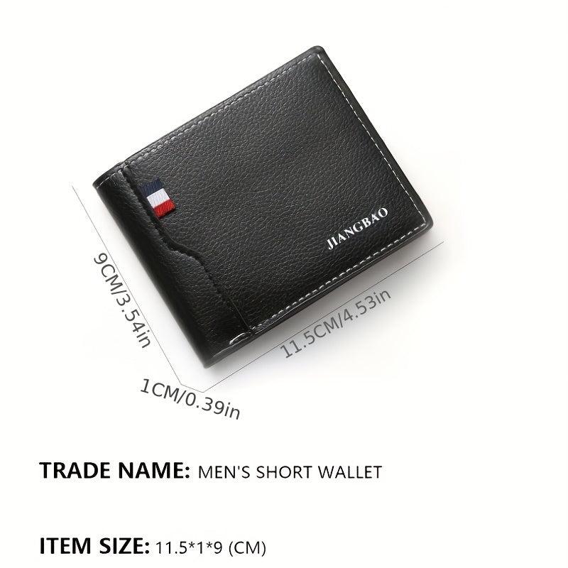 Men's Wallet Short Large Capacity Coin Card ID Bag
