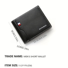 Men's Wallet Short Large Capacity Coin Card ID Bag