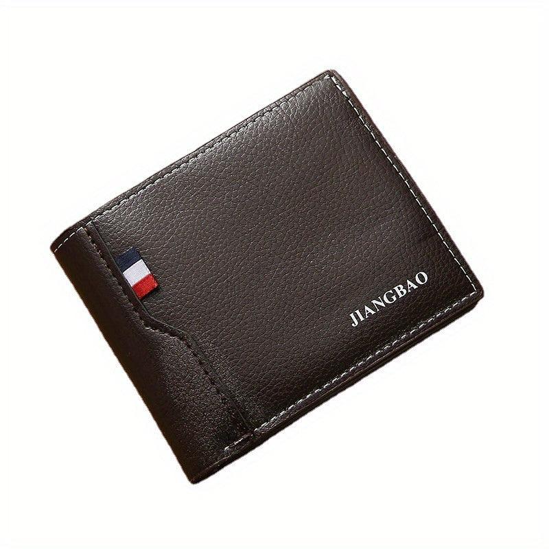 Men's Wallet Short Large Capacity Coin Card ID Bag