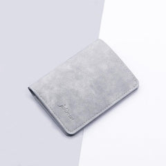 Mini Thin Leather Wallet Driver's Case Card Holder