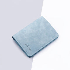 Mini Thin Leather Wallet Driver's Case Card Holder