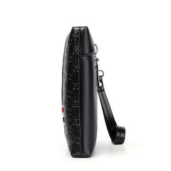 Men's Leather Clutch Bag Envelope Wallet Business Phone Case