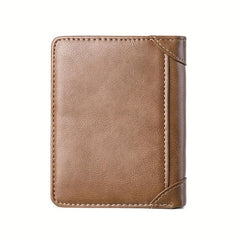 Men's Leather Zipper Wallet Multifunctional Card Holder