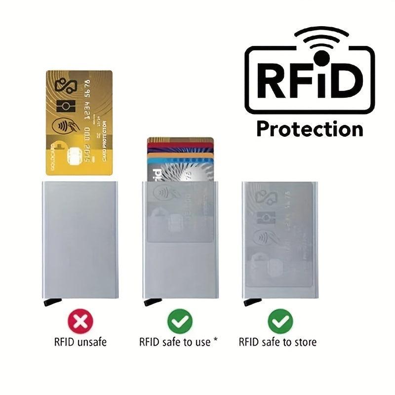 5pcs Aluminum Foil RFID Shielding Card Cover