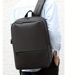 Waterproof Men's Laptop Backpack USB Port Large Business Travel Bag S