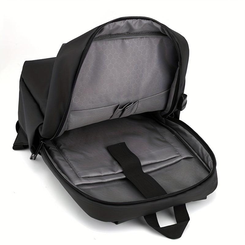 Waterproof Men's Laptop Backpack USB Port Large Business Travel Bag S