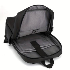 Waterproof Men's Laptop Backpack USB Port Large Business Travel Bag S