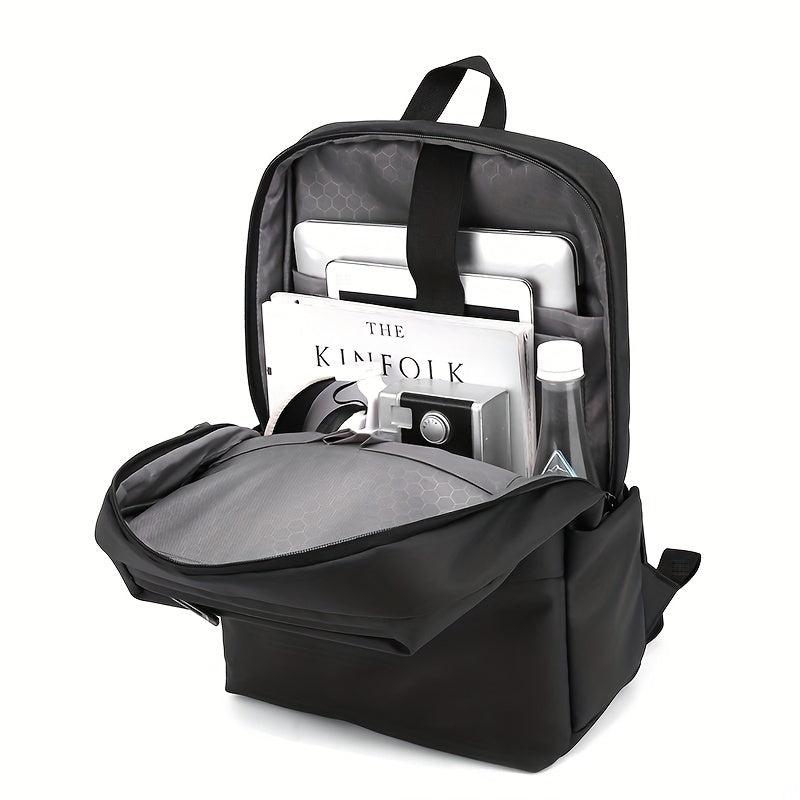 Waterproof Men's Laptop Backpack USB Port Large Business Travel Bag S