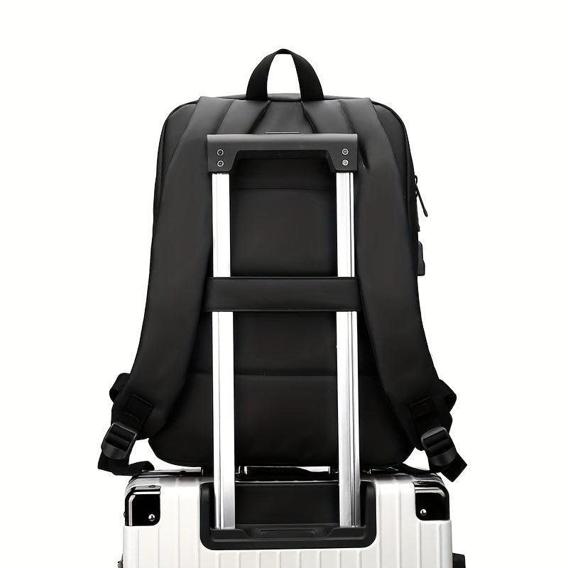Waterproof Men's Laptop Backpack USB Port Large Business Travel Bag S