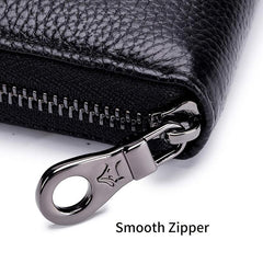 RFID Leather Card Wallet 24 Slots Passport Holder