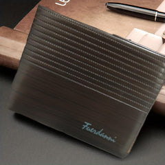 Men's Bifold Leather Short Wallet Card Holder Coin Purse Gift