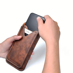 Double Layer Zero Wallet Credit Card Holder Bag Men's Mobile Phone Case