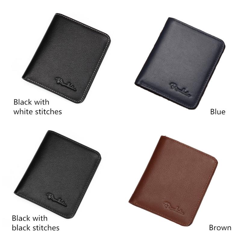 Men's Thin Leather Wallets Card Holder