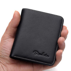 Men's Thin Leather Wallets Card Holder