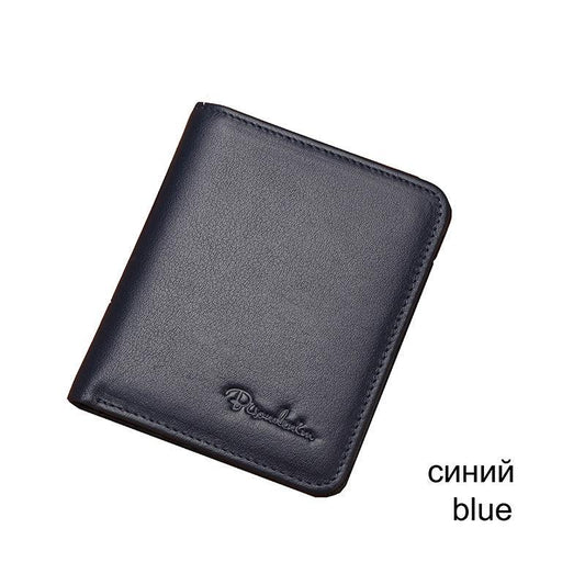 Men's Thin Leather Wallets Card Holder