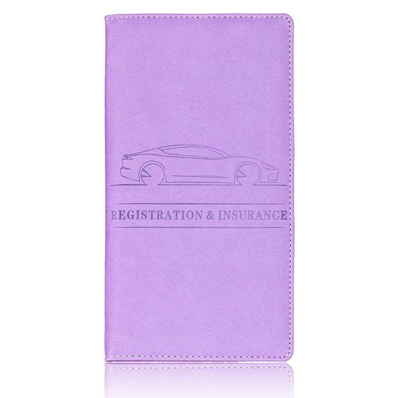 Car Registration & Insurance Holder for Driver's Key Cards