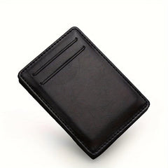 Leather Credit Card Holder Money Cash Card Holder Thin Wallet