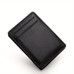 Leather Credit Card Holder Money Cash Card Holder Thin Wallet