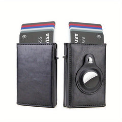 Carbon Fiber Wallet RFID Automatic Pop up Trifold Card Holder