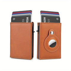 Carbon Fiber Wallet RFID Automatic Pop up Trifold Card Holder