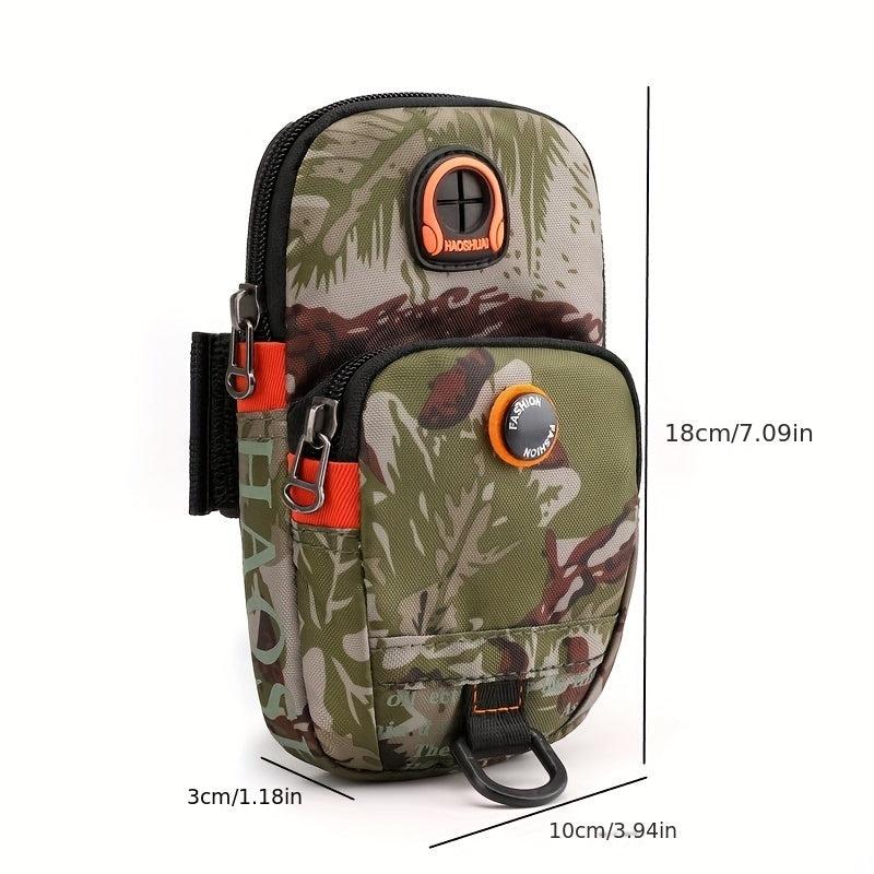 Outdoor Arm Bag Lightweight Sports Running Bag With Earphone Hole