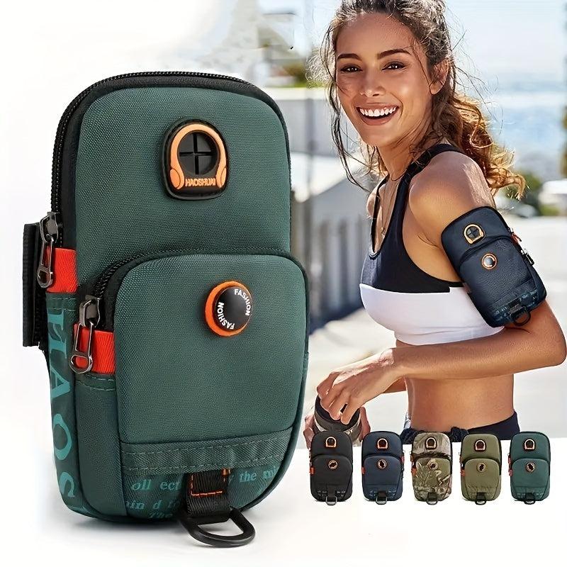 Outdoor Arm Bag Lightweight Sports Running Bag With Earphone Hole