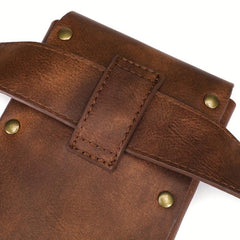 Steampunk Waist Bag Mini Studded Decor Crossbody Bag