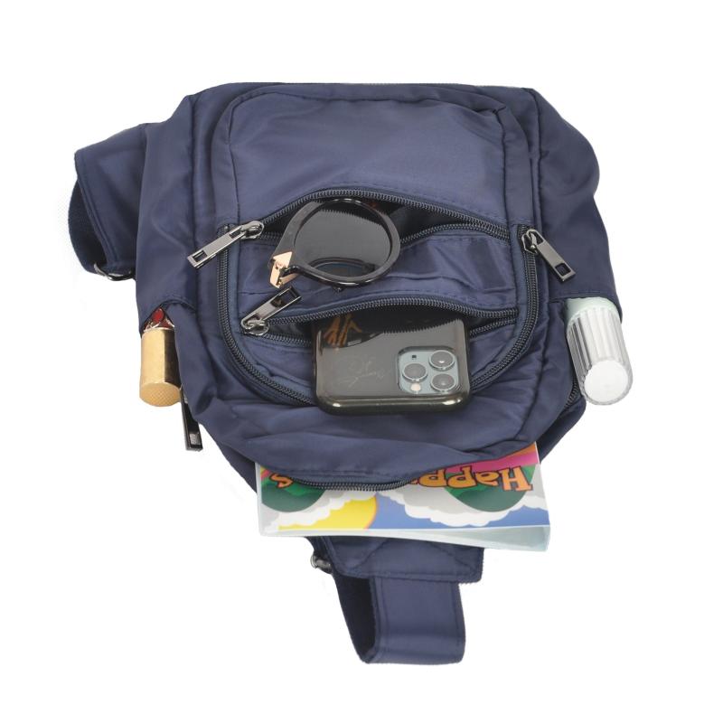 Casual Nylon Chest Bag Lightweight Waterproof Shoulder Bag