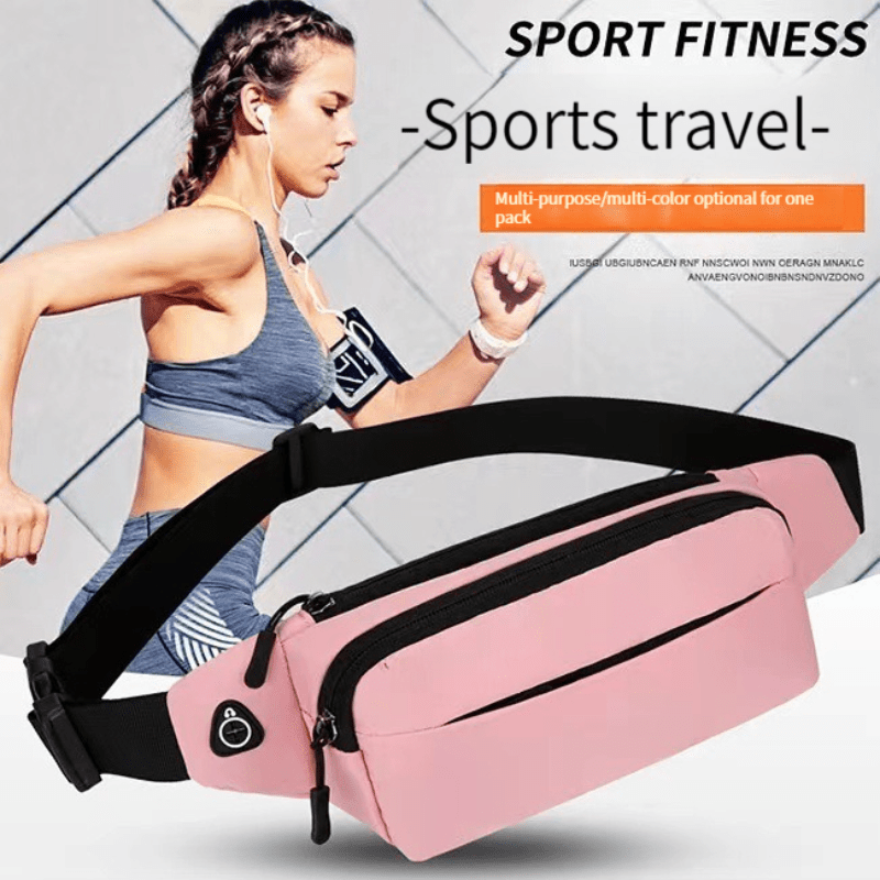 Minimalist Casual Running Storage Bag Sports Waist Bag Nylon Versatile