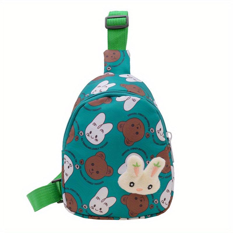 Cartoon Bunny Chest Bag Nylon Sling Shoulder Bag