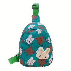 Cartoon Bunny Chest Bag Nylon Sling Shoulder Bag