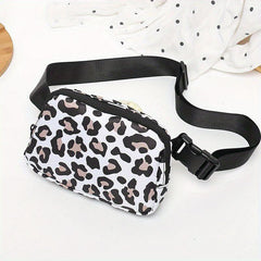 Mini Cow Leopard Casual Chest Bag Lightweight Fanny Pack
