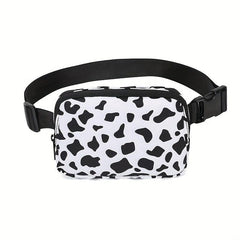 Mini Cow Leopard Casual Chest Bag Lightweight Fanny Pack