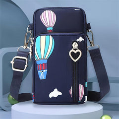 Mini Balloon Print Armband Bag Women's Letter Detail Phone Purse