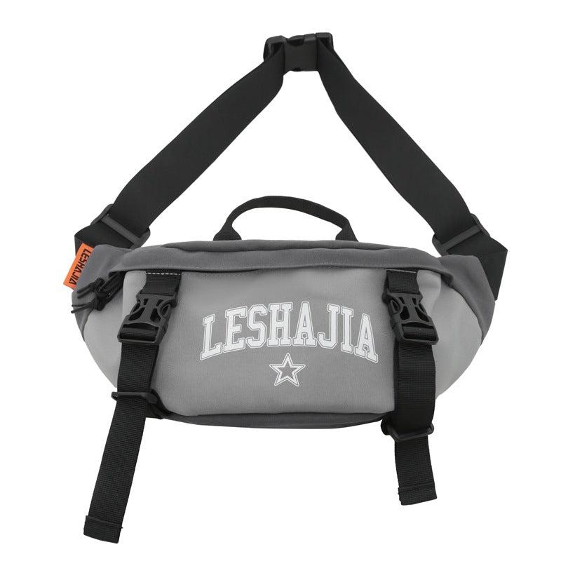 Casual Large Letter Print Crossbody Bag