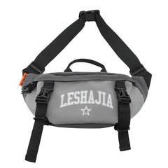 Casual Large Letter Print Crossbody Bag