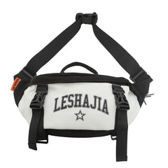Casual Large Letter Print Crossbody Bag